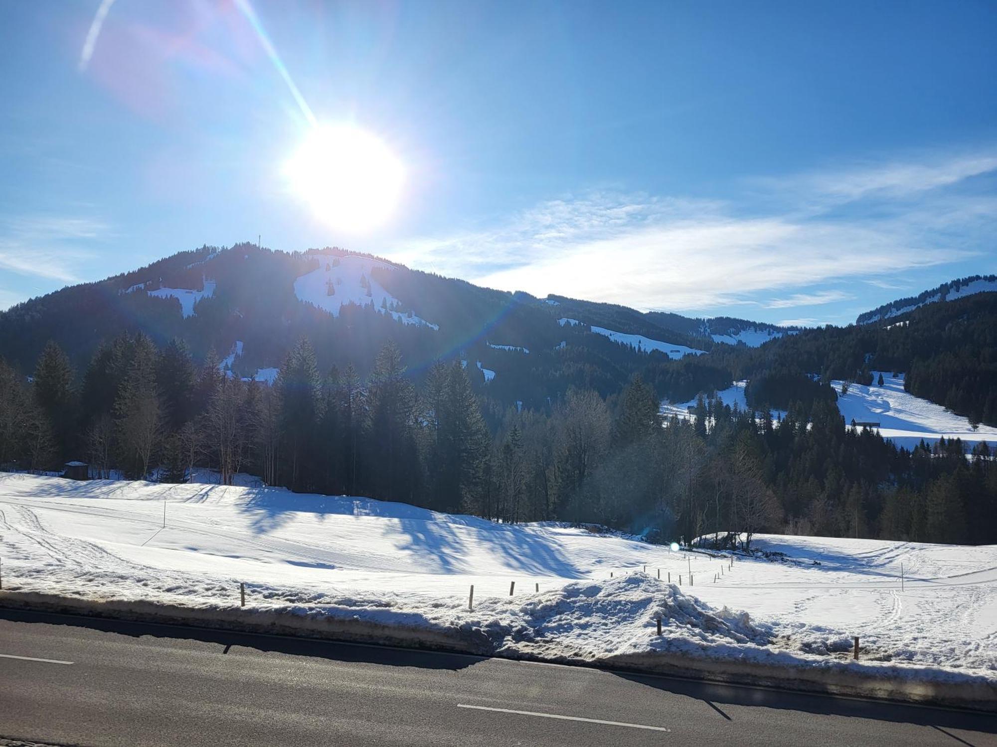 Allgaeu Apartments Hues 4 Ferienwohnung Mit Self-Checkin Balderschwang Buitenkant foto